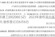 广东建工(002060.SZ)：2023年度权益分派10派1.55元 股权登记日6月6日