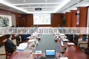 严牌股份：5月31日召开董事会会议