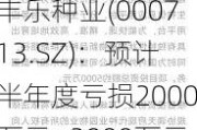 丰乐种业(000713.SZ)：预计半年度亏损2000万元―2800万元