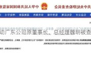 中国移动广东公司原董事长、总经理魏明被查