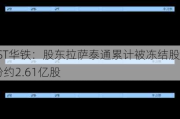 *ST华铁：股东拉萨泰通累计被冻结股份约2.61亿股