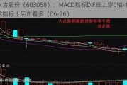 永吉股份（603058）：MACD指标DIF线上穿0轴-技术指标上后市看多（06-26）