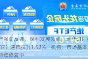 地产强劲反弹，保利发展领涨，地产ETF（15***07）逆市拉升1.52%！机构：市场基本面持续修复中