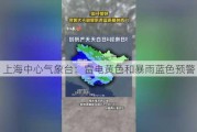 上海中心气象台：雷电黄色和暴雨蓝色预警