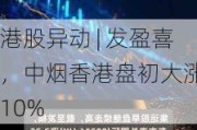 港股异动 | 发盈喜，中烟香港盘初大涨超10%