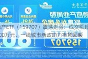 地产ETF（159707）震荡走弱：成交额超2200万元，一线城市新政助力市场回暖