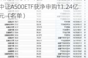 最受青睐ETF：11月6日招商A500指数ETF获净申购13.23亿元，国泰中证A500ETF获净申购11.24亿元（名单）