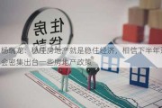 杨瑞龙：稳住房地产就是稳住经济，相信下半年还会密集出台一些房地产政策