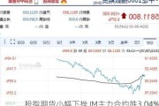 股指期货小幅下挫 IM主力合约跌3.04%