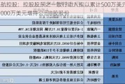 海航控股：控股股东之一致行动人拟以累计500万美元-1000万美元增持公司B股股份