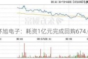 环旭电子：耗资1亿元完成回购674.04万股