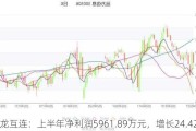 兆龙互连：上半年净利润5961.89万元，增长24.42%