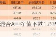 宝盈现代服务业混合A：净值下跌1.83%，近1个月收益率为-4.71%