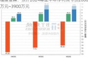 福建金森：预计2024年上半年净利润亏损2000万元~3900万元