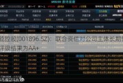 豫能控股(001896.SZ)：联合资信对公司主体长期信用评级结果为AA+