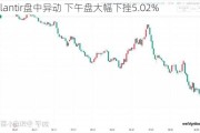 Palantir盘中异动 下午盘大幅下挫5.02%