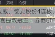 “牛市旗手”再发威，锦龙股份4连板，东方财富获主力爆买46亿元喜提双冠王，券商ETF（512000）上探近6%！