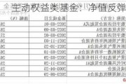 主动权益类基金：净值反弹，收益转正