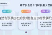 欧股主要指数多数收跌 欧洲斯托克50指数跌0.32%