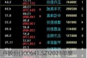 正丹股份(300641.SZ)2023年度每10股派0.2元 股权登记日为6月20日