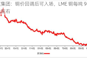 花旗集团：铜价回调后可入场，LME 铜每吨 9600 美元左右