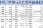 中储粮：新麦收购价高于最低收购价