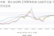 ST中珠：预计2024年上半年净利润-5200万元至-7800万元左右