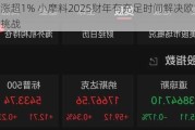 苹果涨超1% 小摩料2025财年有充足时间解决欧洲地区挑战