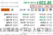 美国像素盘中异动 大幅下跌5.05%报0.712美元