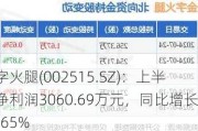 金字火腿(002515.SZ)：上半年净利润3060.69万元，同比增长14.65%