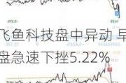 飞鱼科技盘中异动 早盘急速下挫5.22%