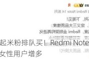 1099元起米粉排队买！Redmi Note 14系列卖爆 王腾：女性用户增多