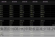 伟能集团(01608.HK)中期收益减少18.2%至8.17亿港元