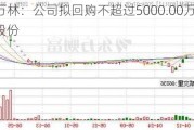 ST万林：公司拟回购不超过5000.00万股公司股份