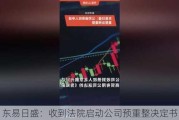 东易日盛：收到***启动公司预重整决定书