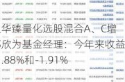 财通华臻量化选股混合A、C增聘郭欣为基金经理：今年来收益率-1.88%和-1.91%