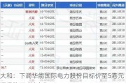 大和：下调华能国际电力股份目标价至5港元 评级降至“持有”