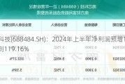 南芯科技(688484.SH)：2024年上半年净利润预增101.28%到119.16%