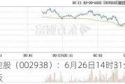 鹏鼎控股（002938）：6月26日14时31分触及涨停板