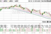 南京聚隆：可转债转股价格调整为18.02元/股