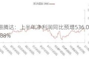 齐翔腾达：上半年净利润同比预增536.03%-633.88%