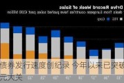 欧洲债券发行速度创纪录 今年以来已突破1万亿欧元大关