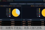 立讯精密：消费电子龙头，本周上涨7.25%