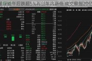 隆基绿能午后跌超5%再创年内新低 成交额超20亿元