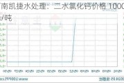 河南凯捷水处理：二水氯化钙价格 1000 元/吨