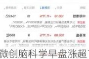 微创脑科学早盘涨超13% 预计中期收入同比增长约34%至37%