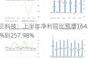 方正科技：上半年净利同比预增164.33%到257.98%