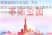 中国海诚(002116.SZ)：子公司武汉公司拟调整自建办公楼方案并与关联方共同投资建设