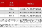 新发基金规模超千亿：6月资金流入创新高，ETF吸引300亿资金入市