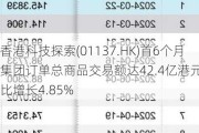 香港科技探索(01137.HK)首6个月集团订单总商品交易额达42.4亿港元 同比增长4.85%